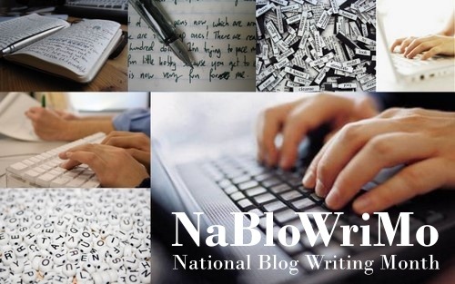 NaBloWriMo - National Blog Writing Month