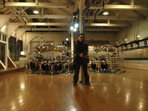 Terry Bozzio's drum kits